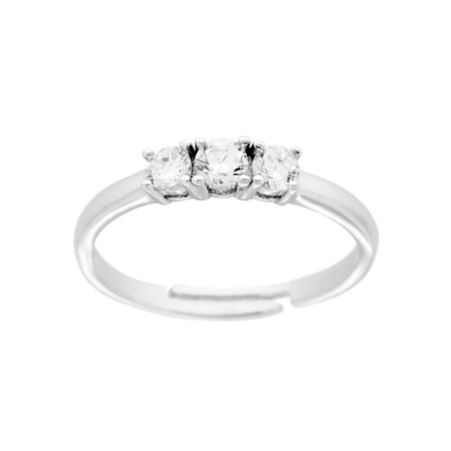 Anello trilogiy 3mm in Argento 925