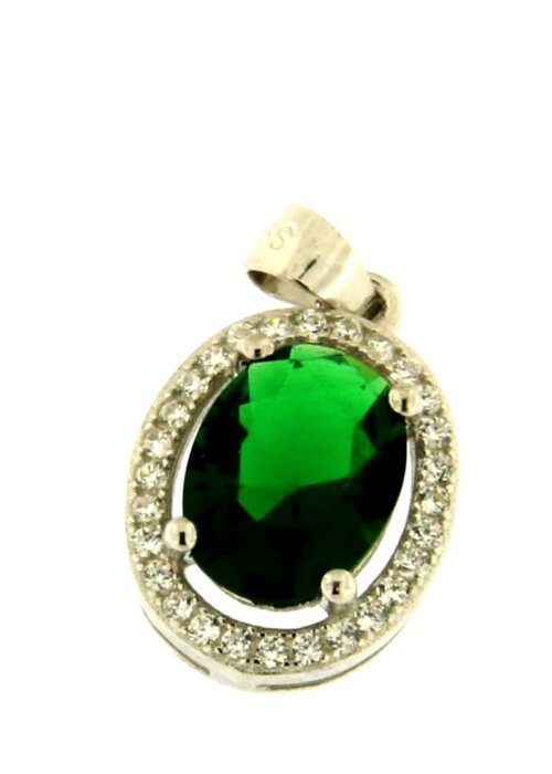 collana pietra tonda zk in arg 925%