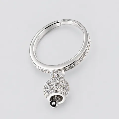 Anello campanella piccolo in argento 925