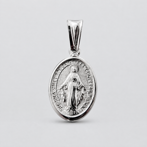 Collana madonna 22X14 in in Argento 925