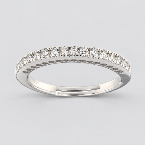 Anello veretta in argento 925%