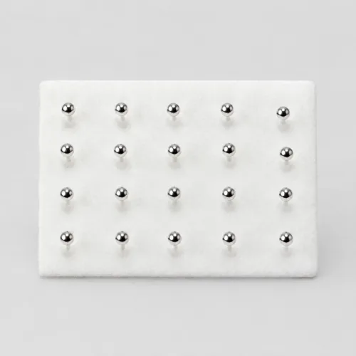 Orecchino da naso pallina 2mm box36